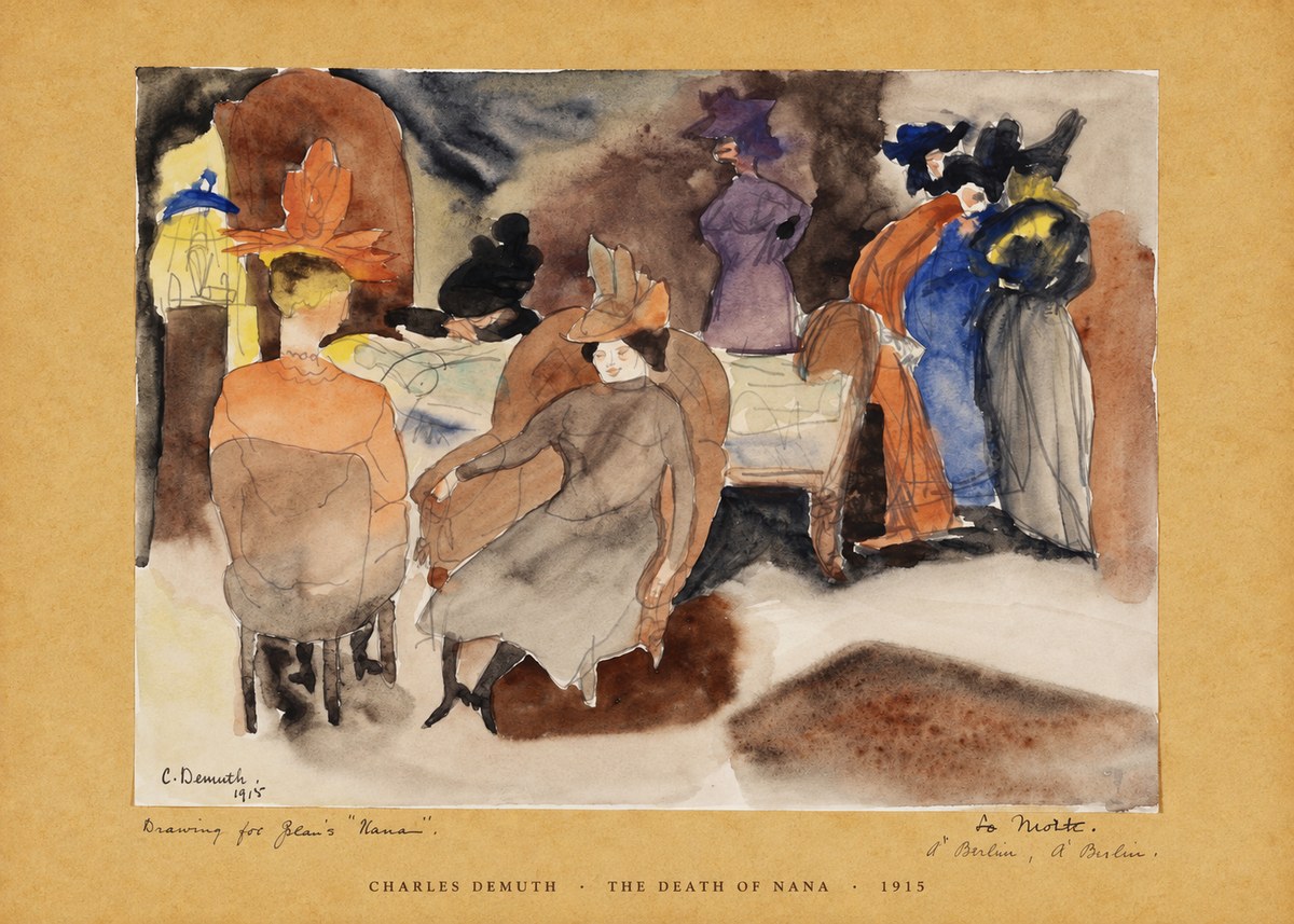 Charles Demuth The Death of Nana No6 - Plakat