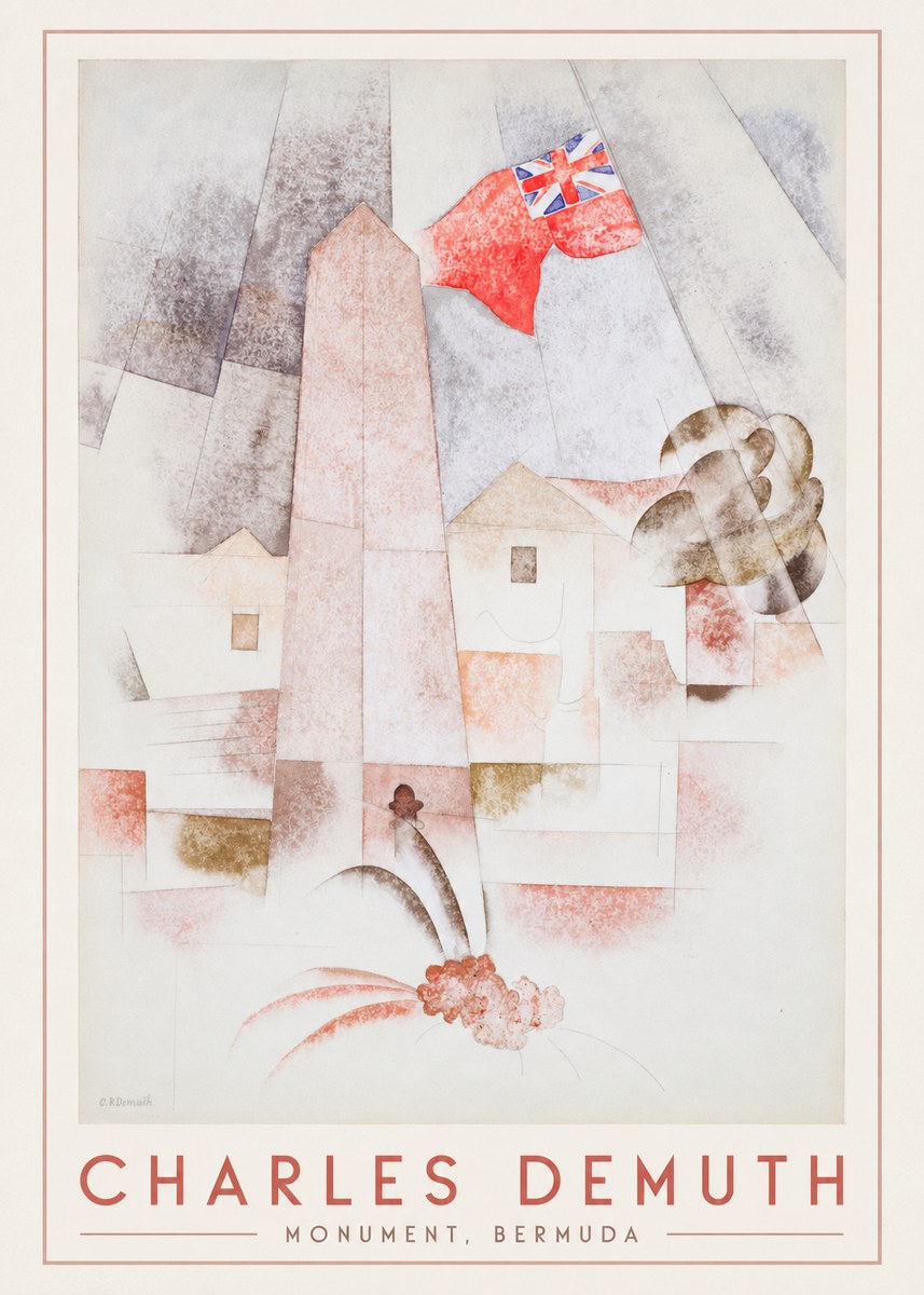 Charles Demuth Monument, Bermuda No1 - Plakat