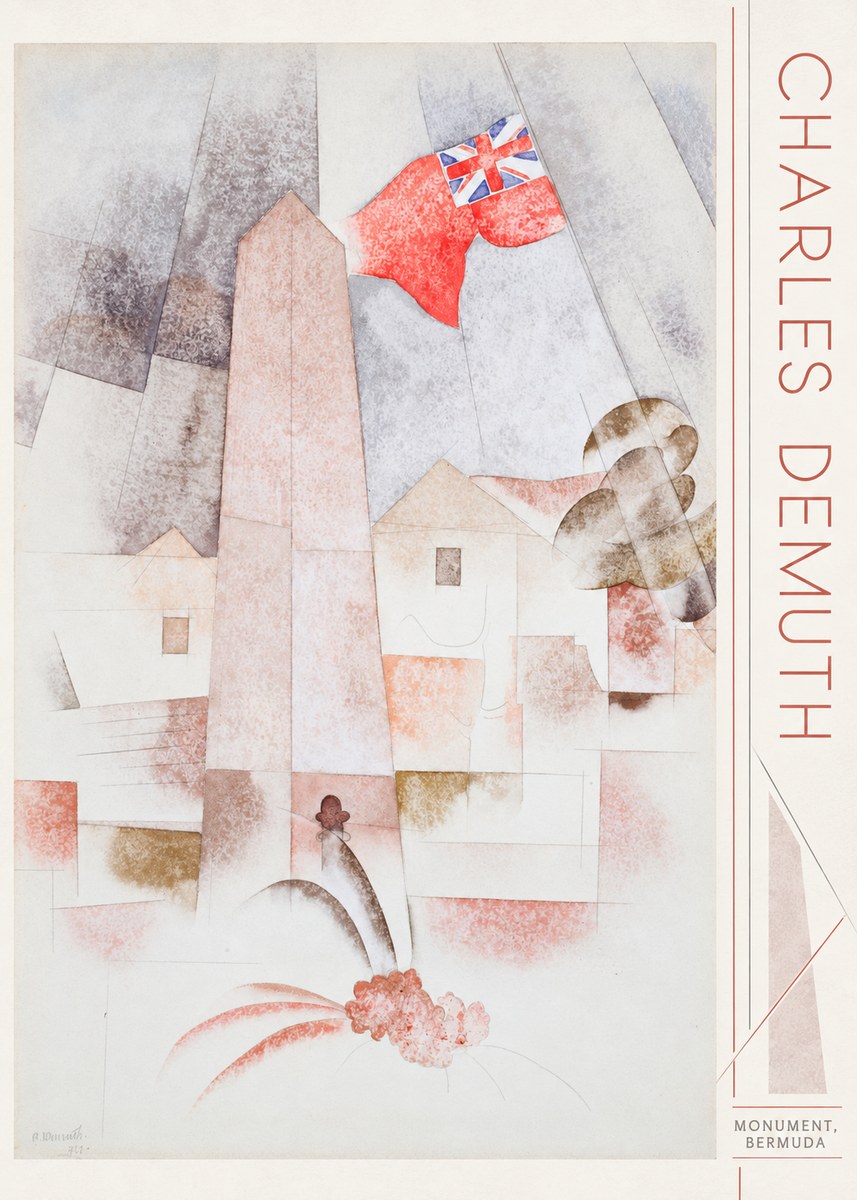 Charles Demuth Monument, Bermuda No2 - Plakat