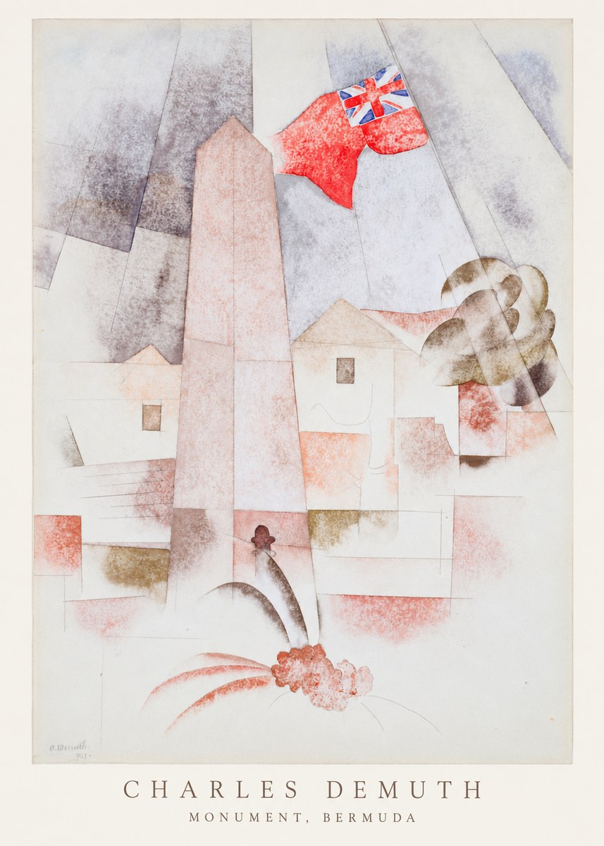 Charles Demuth Monument, Bermuda No6 - Plakat