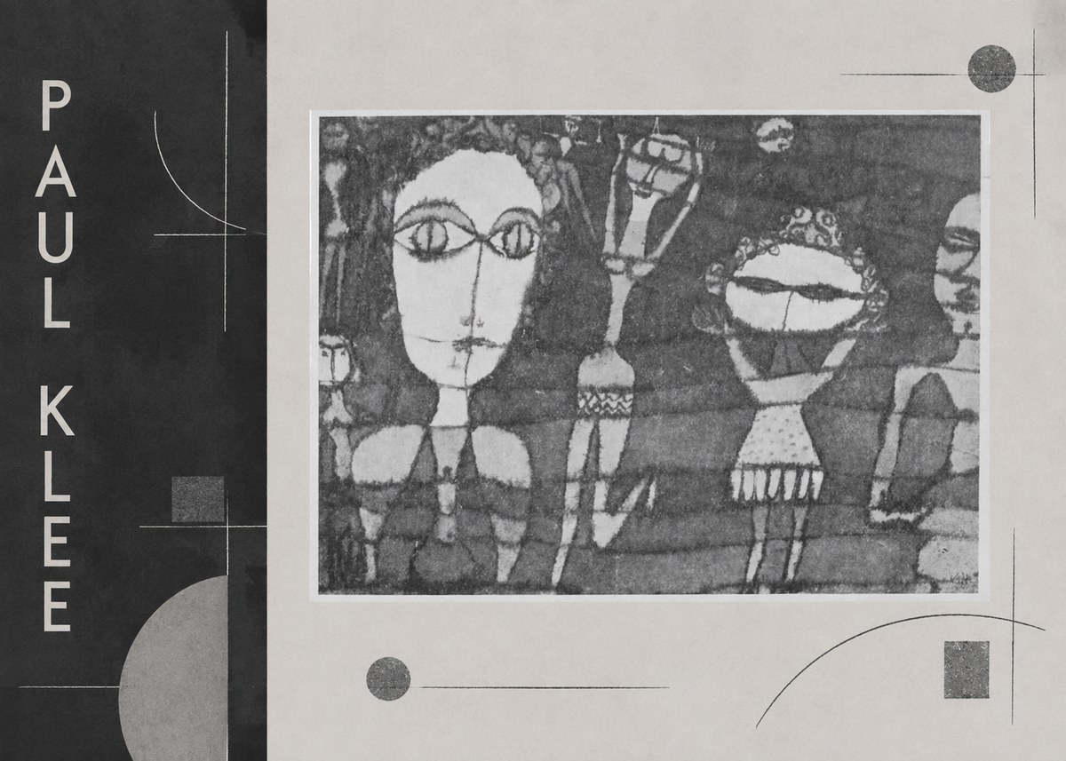Paul Klee Specter of a Genius No4 - Plakat