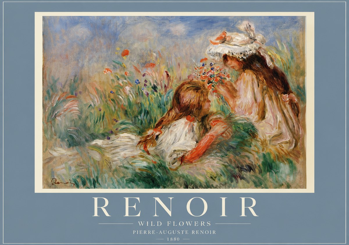 Renoir Wild Flowers No3 - Plakat