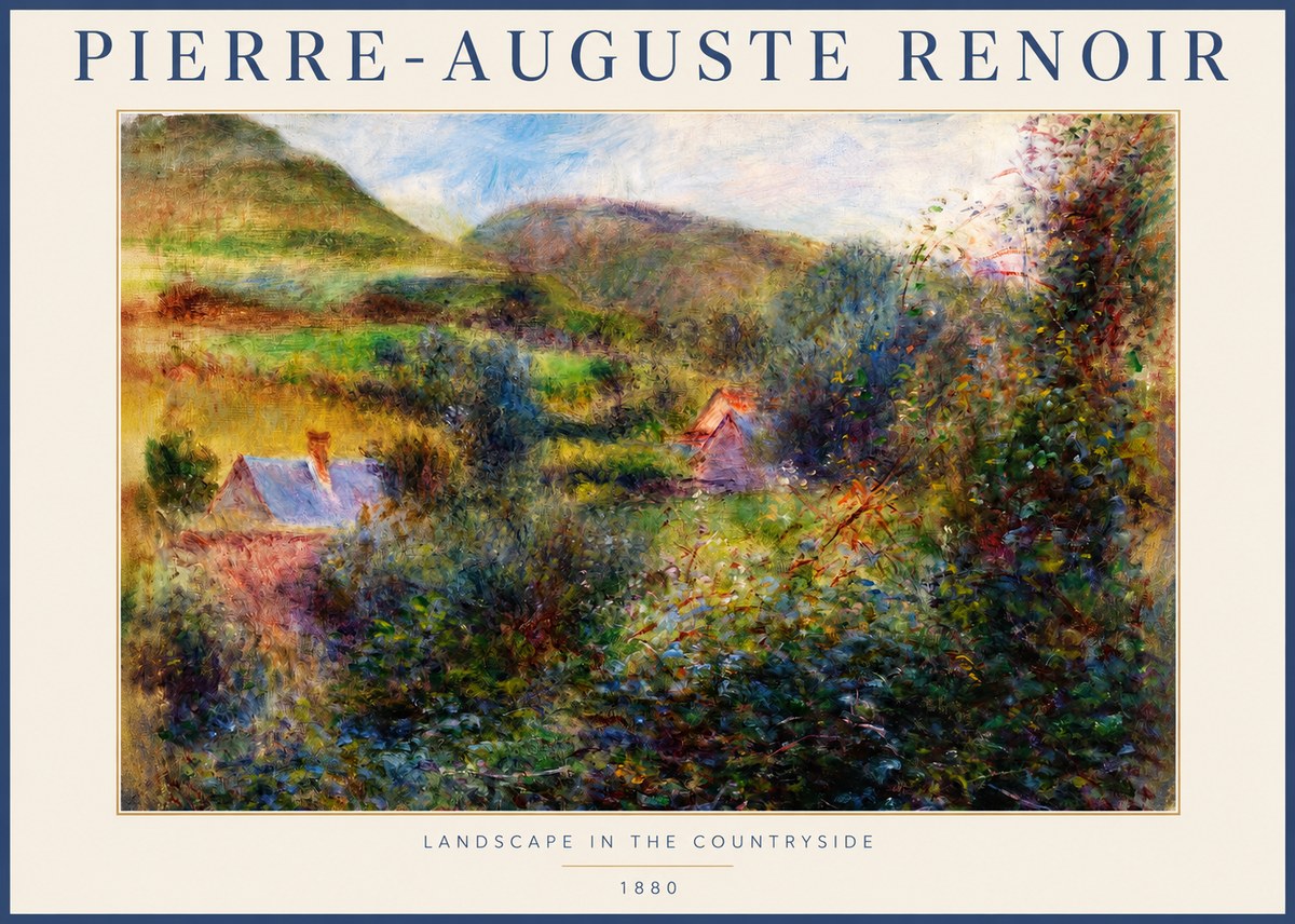 Renoir Landscape in the Countryside No2 - Plakat