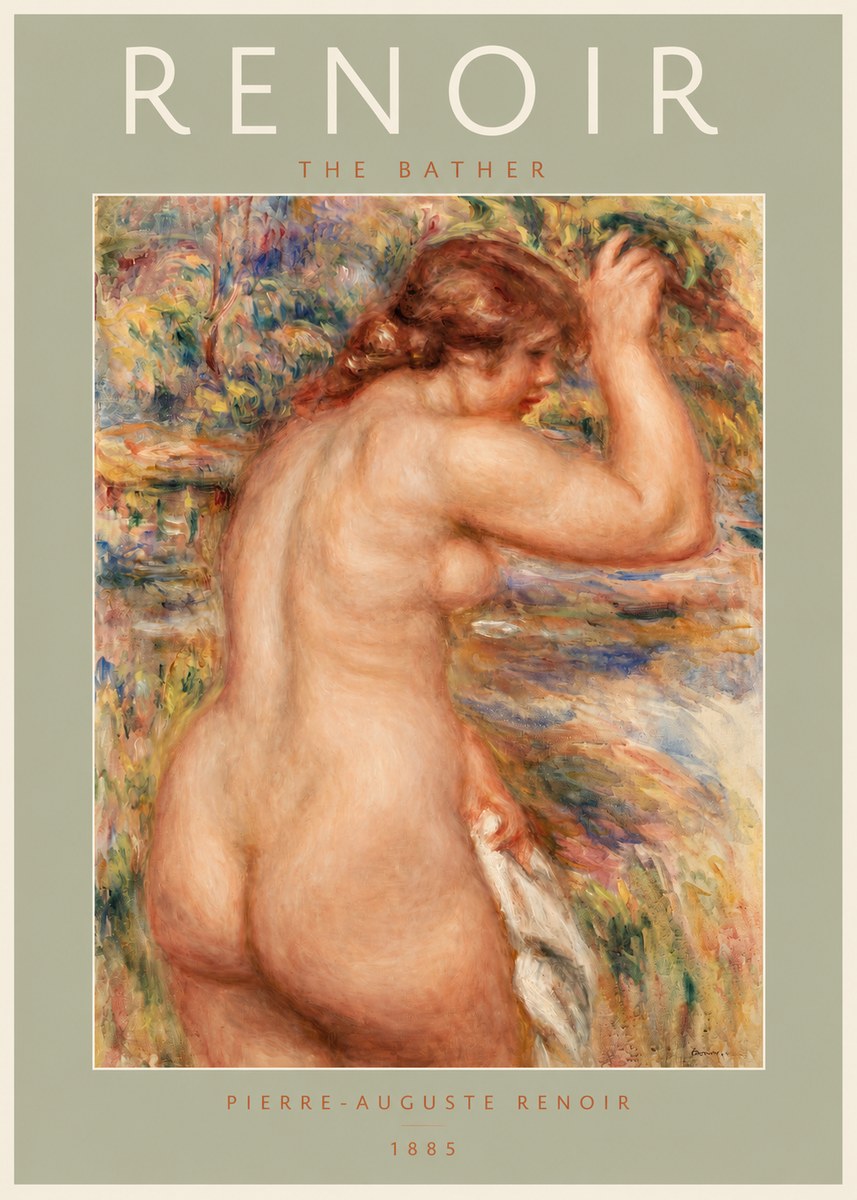 Renoir Bather No2 - Plakat
