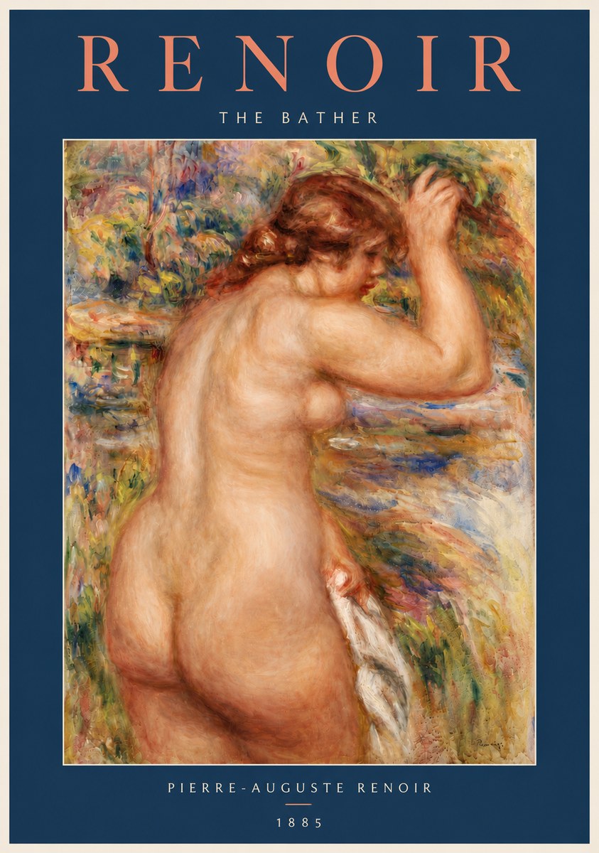 Renoir Bather No4 - Plakat
