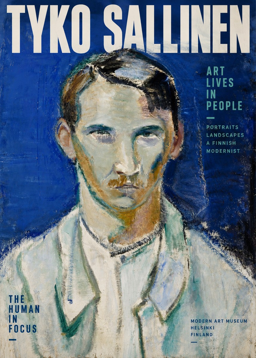 Tyko Sallinen Portrait of a Man IV No2 - Plakat