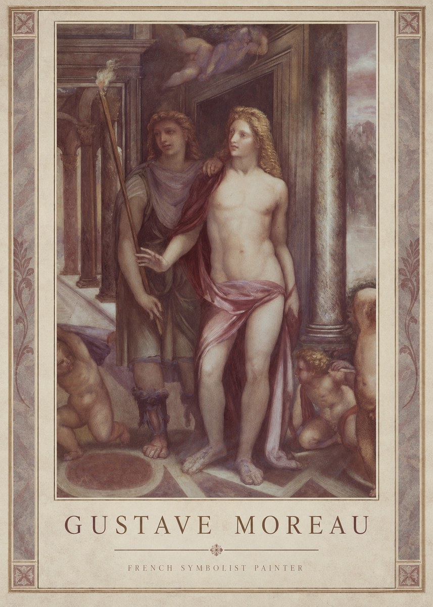 Gustave Moreau Youth No1 - Plakat