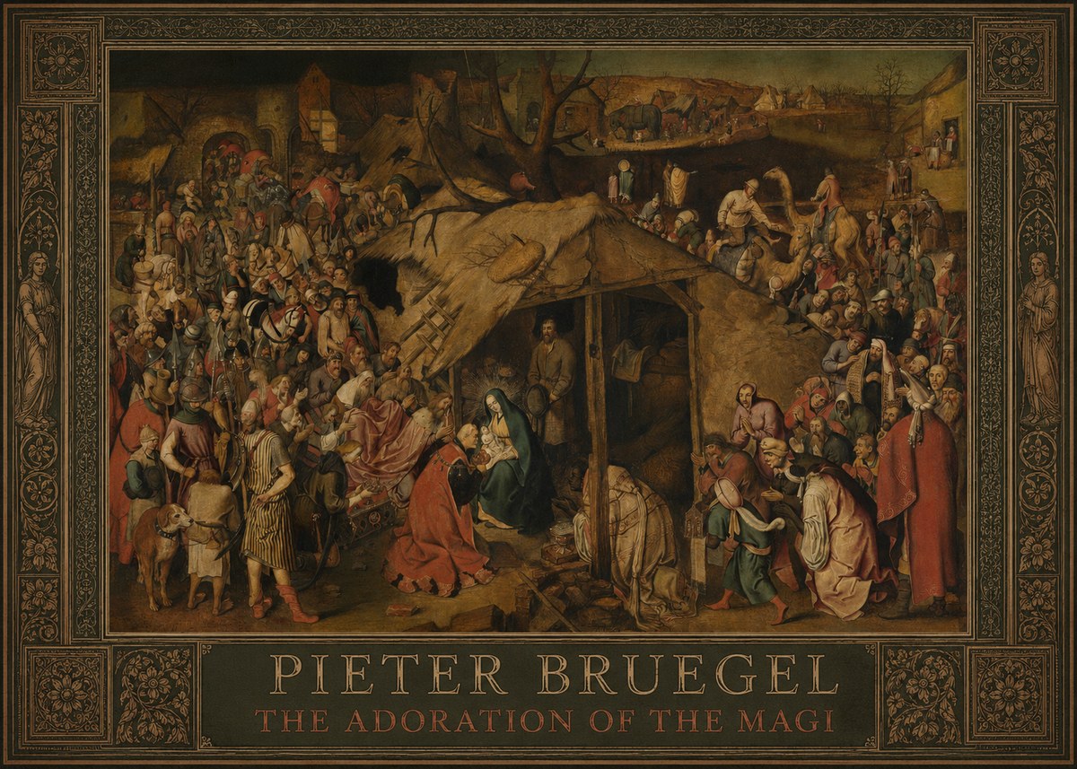 Pieter Bruegel The Adoration of the Magi No1 - Plakat