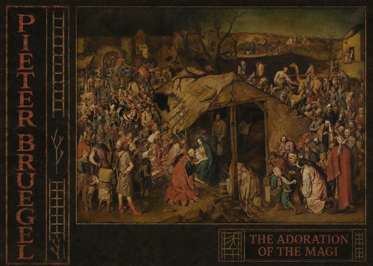 Pieter Bruegel The Adoration of the Magi No3 - Plakat