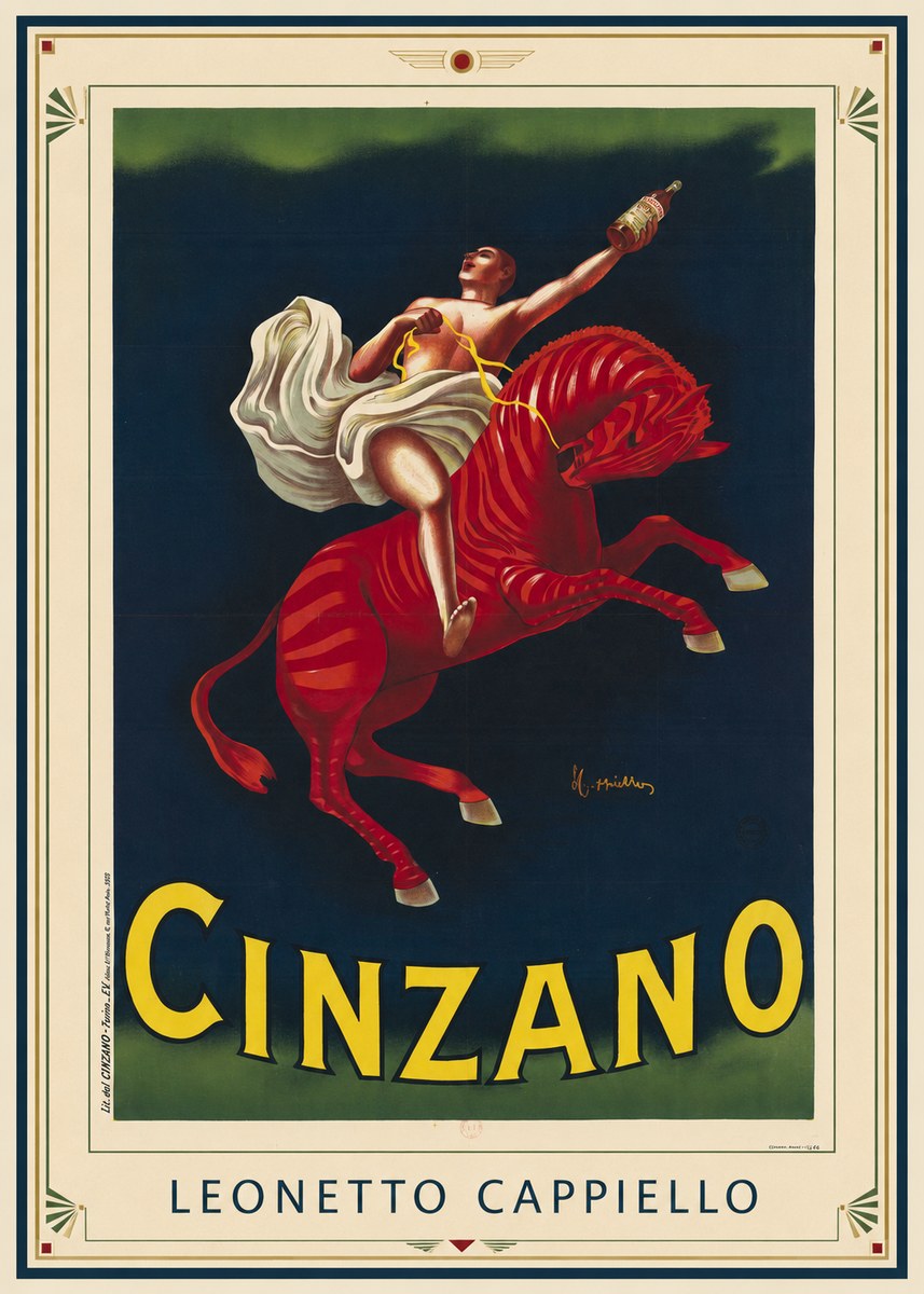 Leonetto Cappiello Cinzano No1 - Plakat