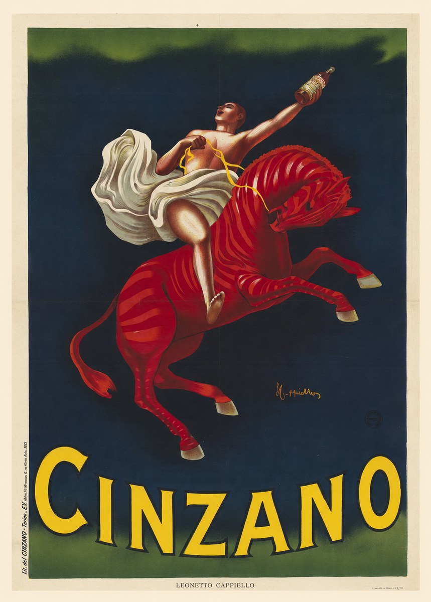 Leonetto Cappiello Cinzano No6 - Plakat