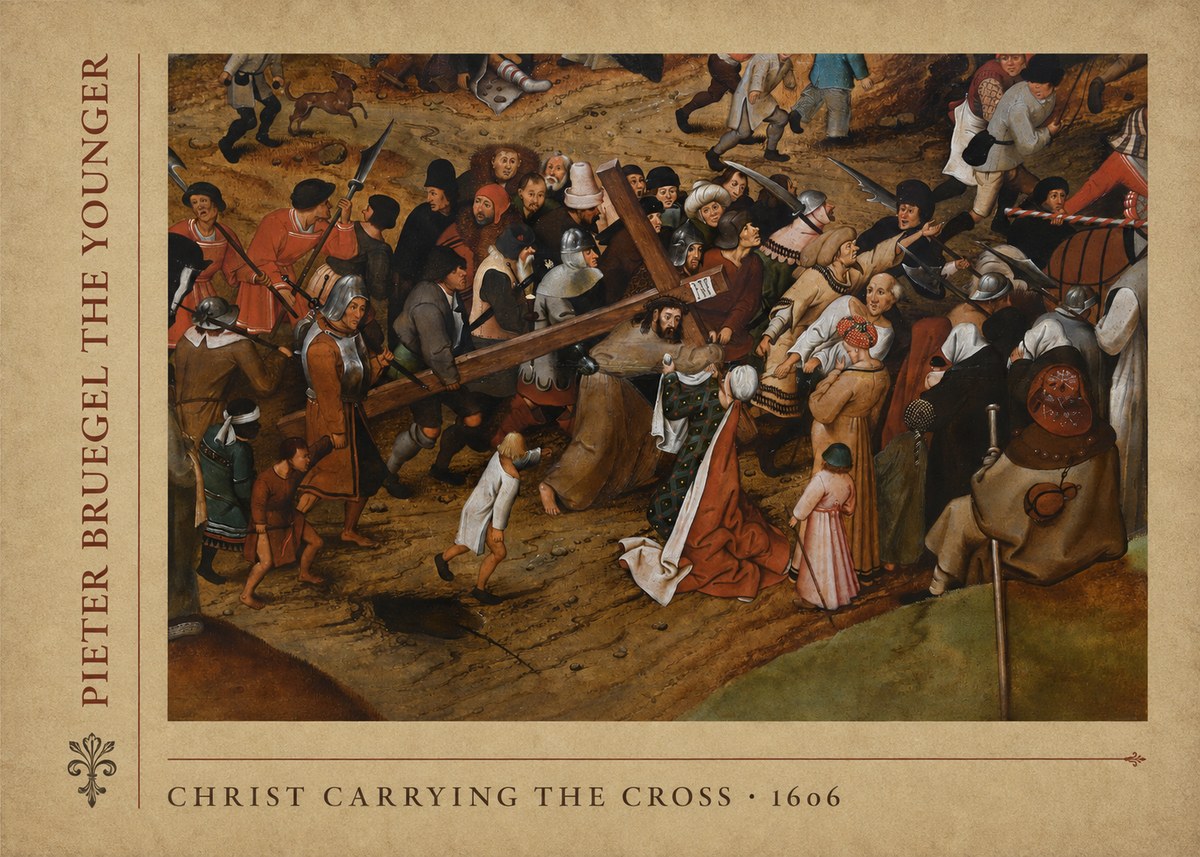 Pieter Bruegel Christ Carrying the Cross II No5 - Plakat