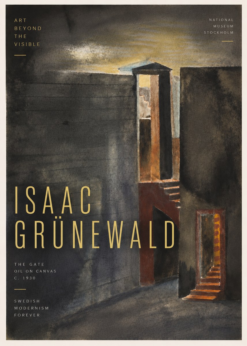 Isaac Grünewald Architectural Fantasy No6 - Plakat