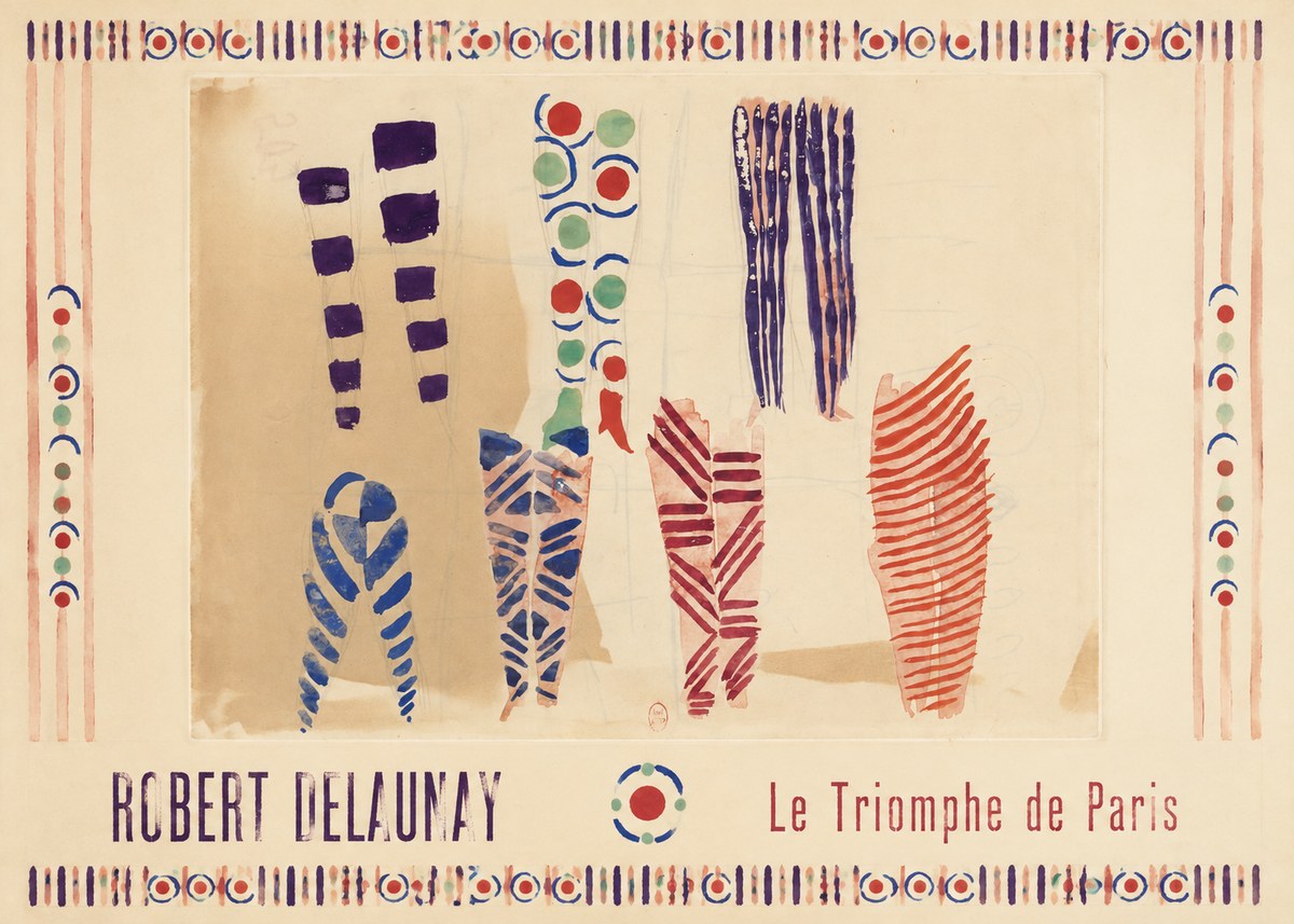 Robert Delaunay Le Triomphe De Paris IV No4 - Plakat