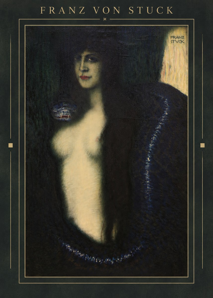 Franz von Stuck The Sin II No3 - Plakat
