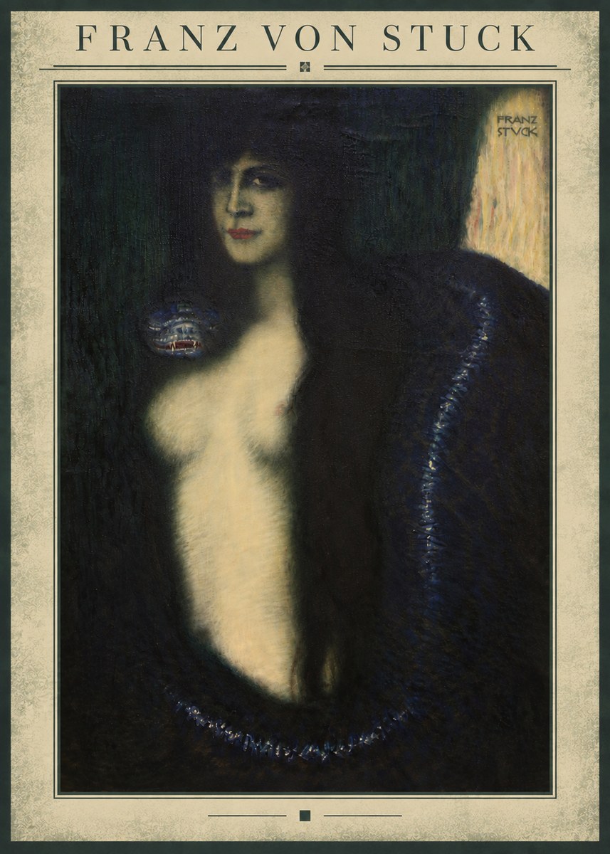 Franz von Stuck The Sin II No4 - Plakat