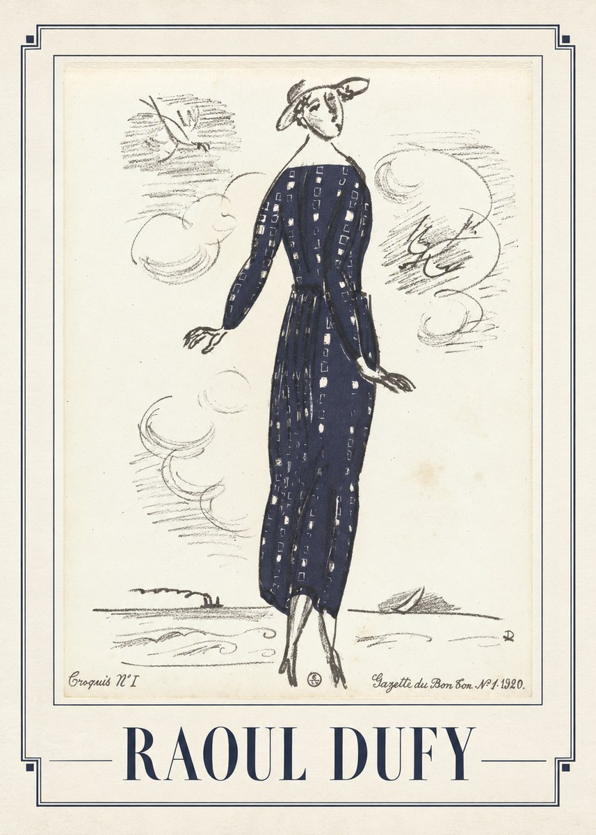Raoul Dufy Croquis N°i No1 - Plakat