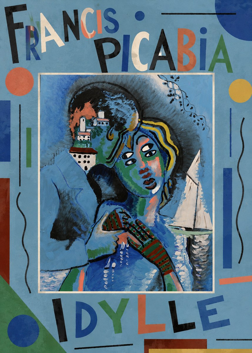 Francis Picabia Idylle No3 - Plakat
