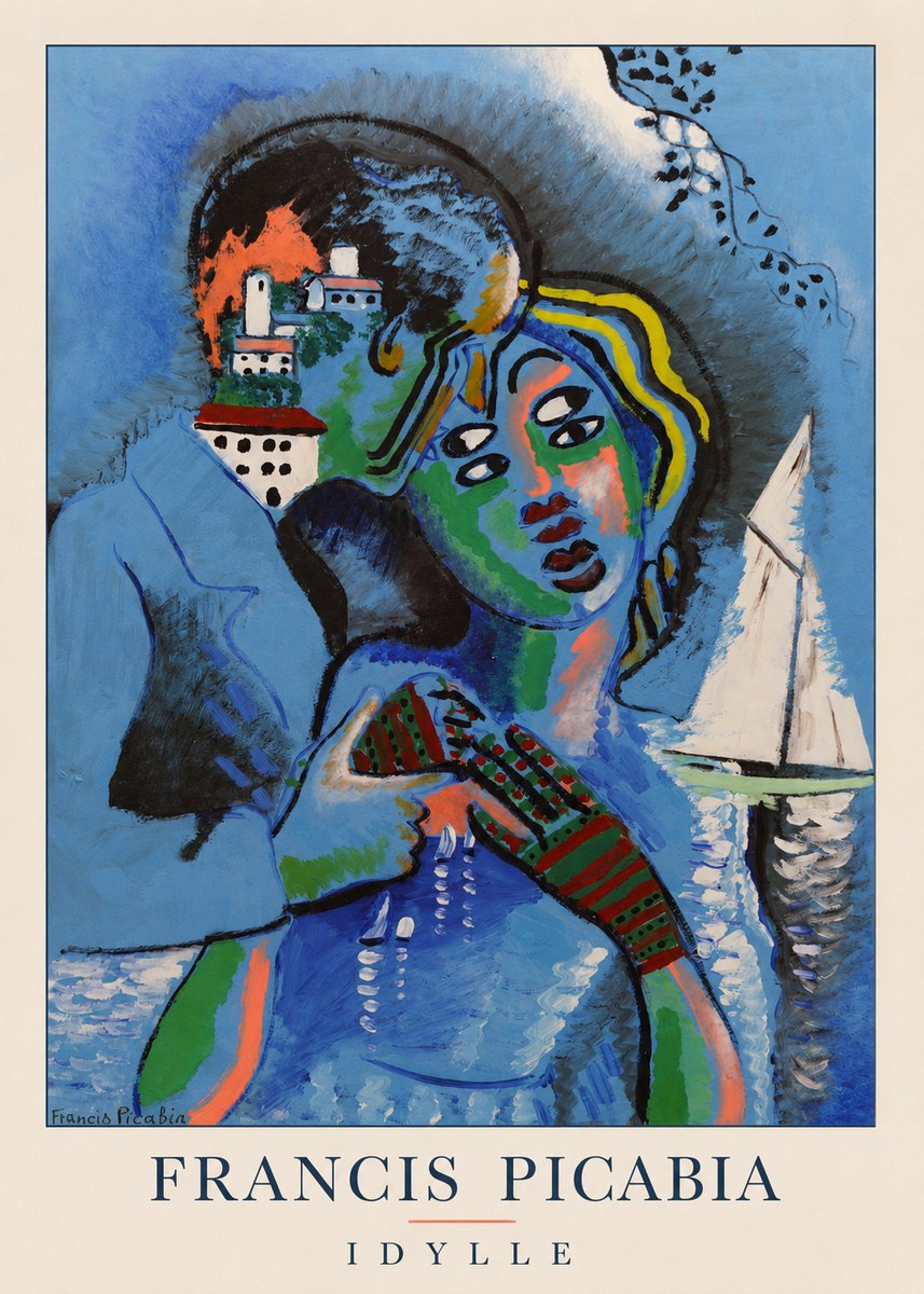 Francis Picabia Idylle No5 - Plakat