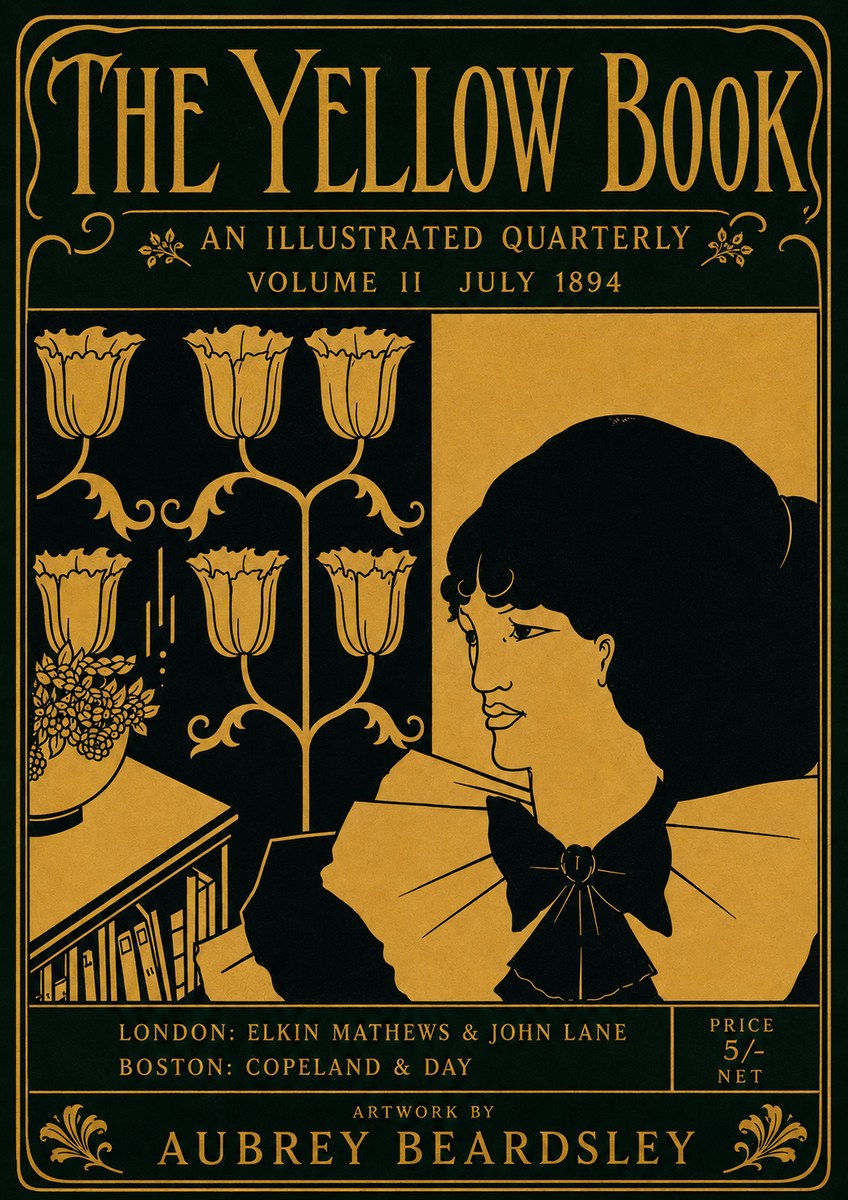 Aubrey Beardsley The Yellow Book - Volume Ii July 1894 No4 - Plakat