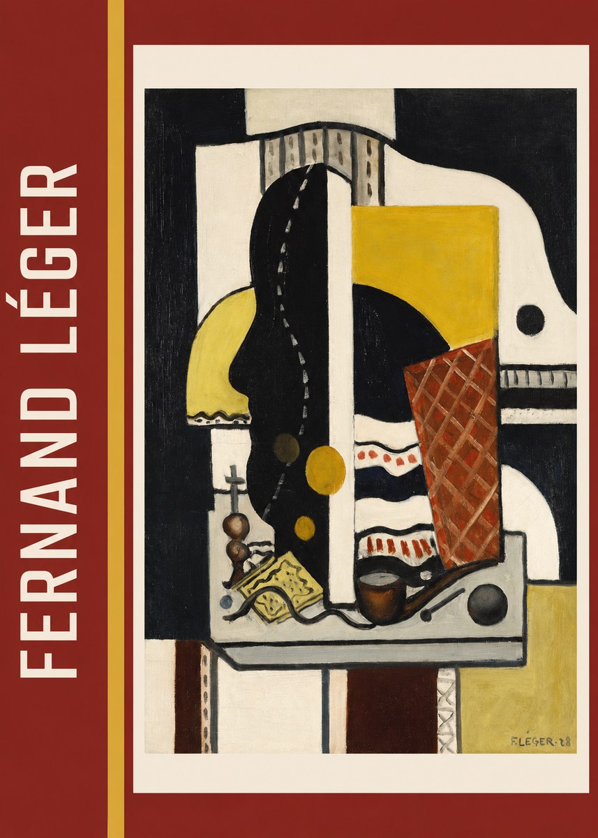 Fernand Léger Composition Au Profil No2 - Plakat