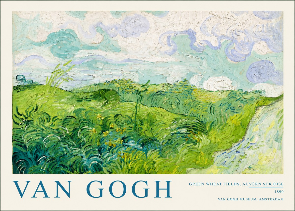 Van Gogh Green Wheat Fields, Auvern Sur Oise No2 - Plakat