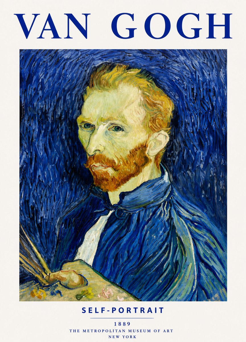 Van Gogh Self-portrait I No4 - Plakat