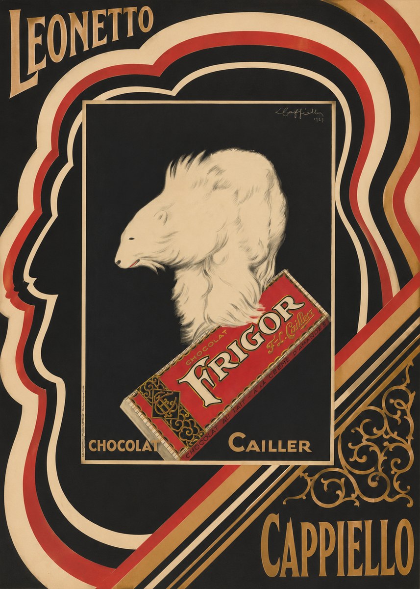 Leonetto Cappiello Chocolat Frigor No6 - Plakat