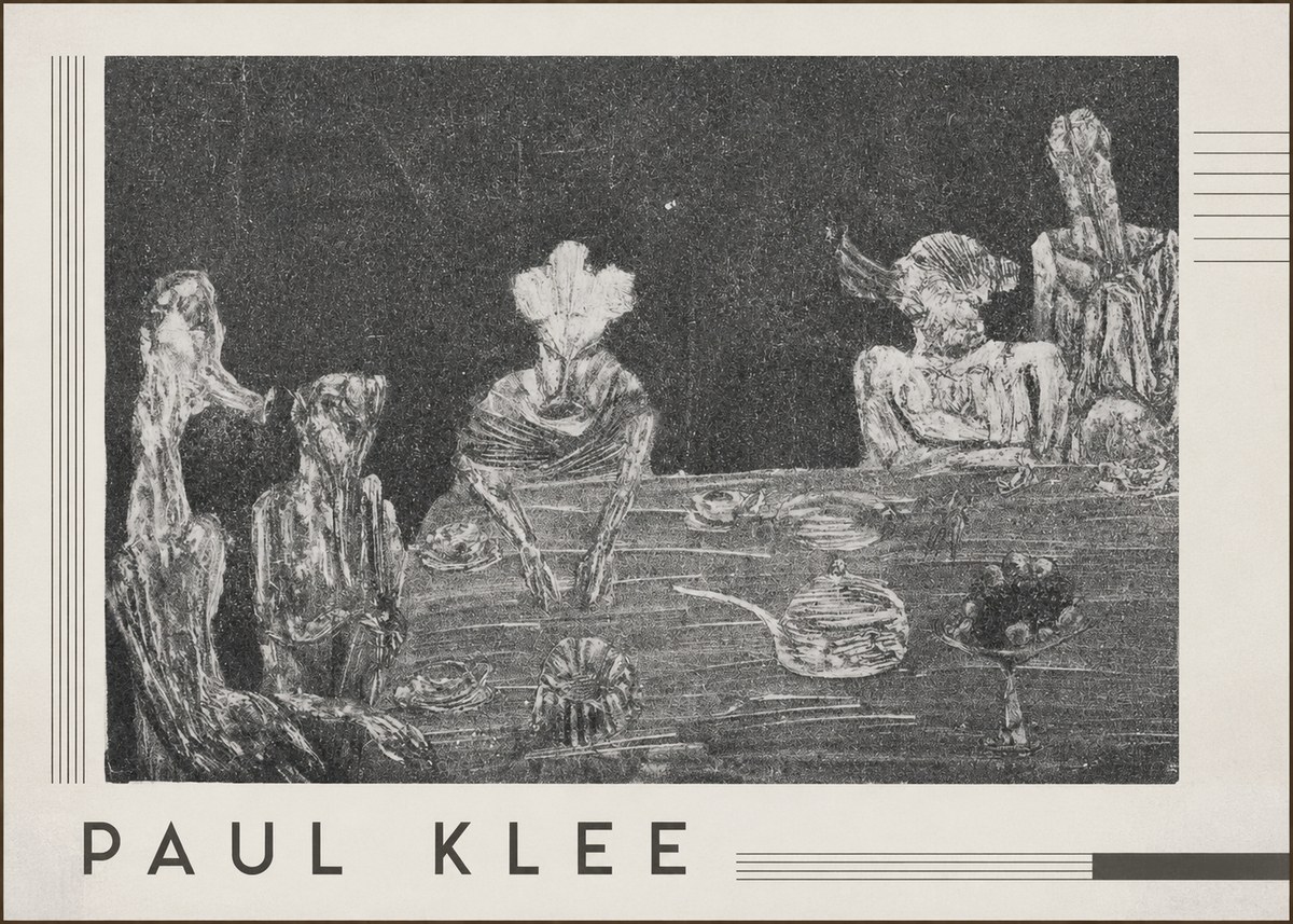 Paul Klee Die Mahlzeit No3 - Plakat