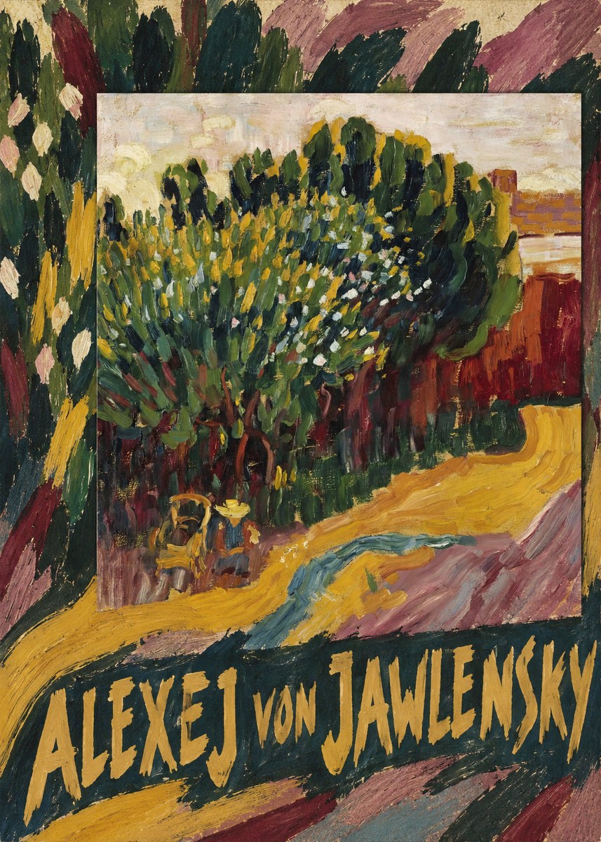 Alexej von Jawlensky Park Landscape (Murnau) No5 - Plakat
