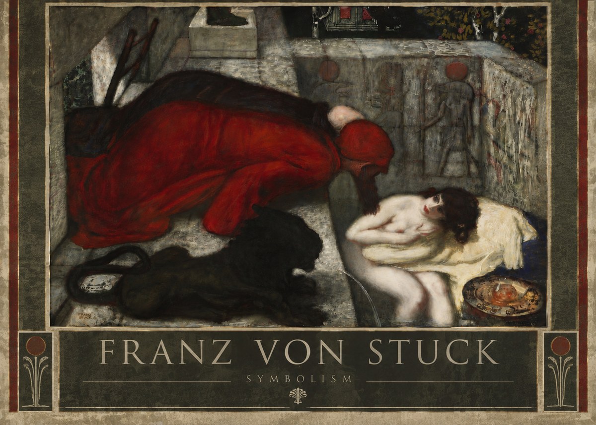 Franz von Stuck Salome No6 - Plakat