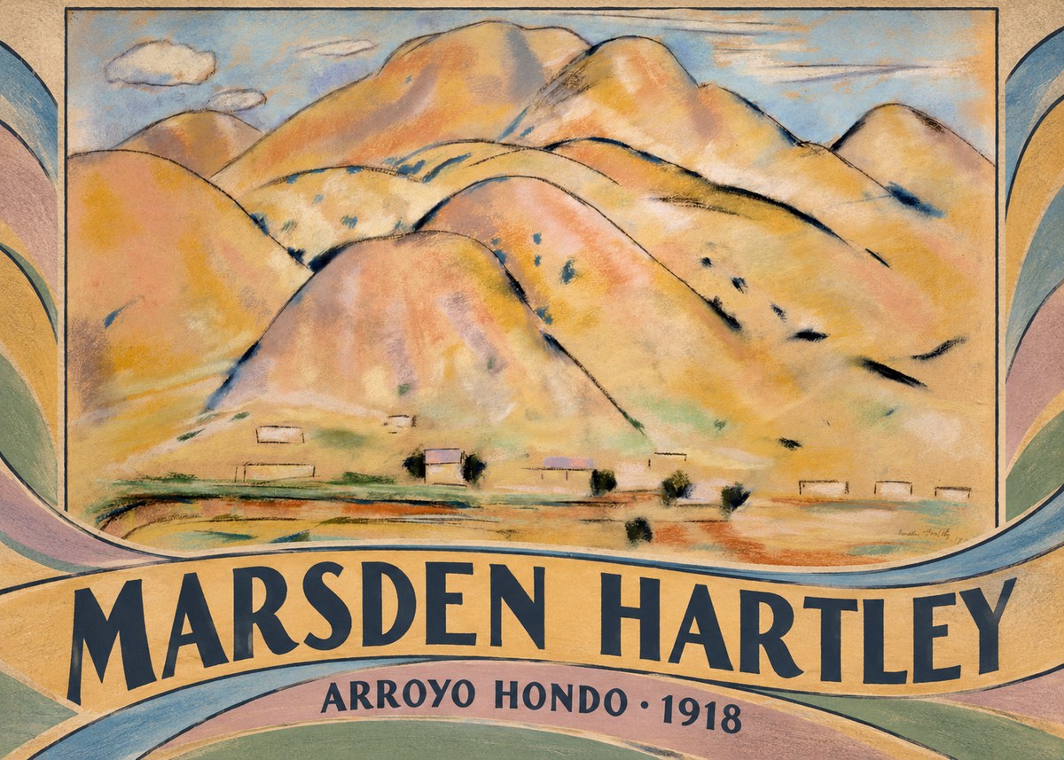 Marsden Hartley Arroyo Hondo No3 - Plakat