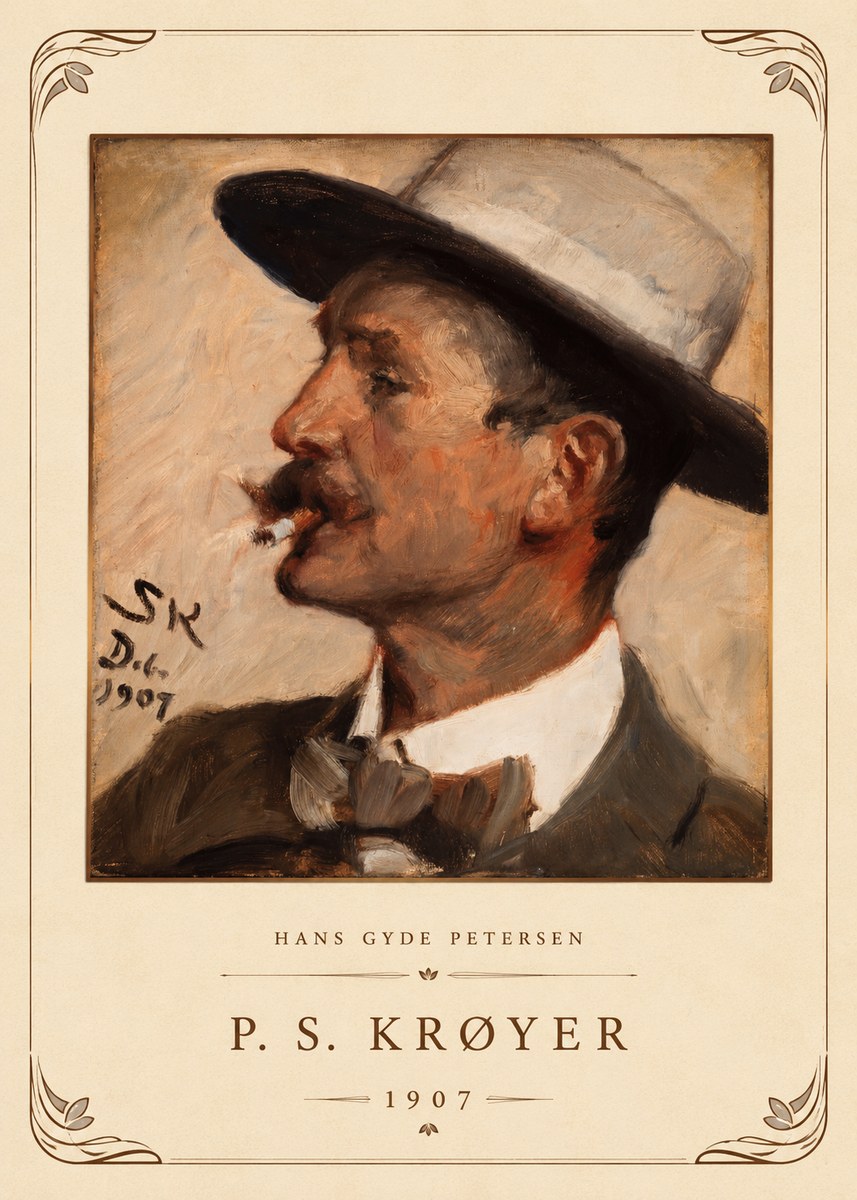 P.S. Krøyer Hans Gyde Petersen No4 - Plakat