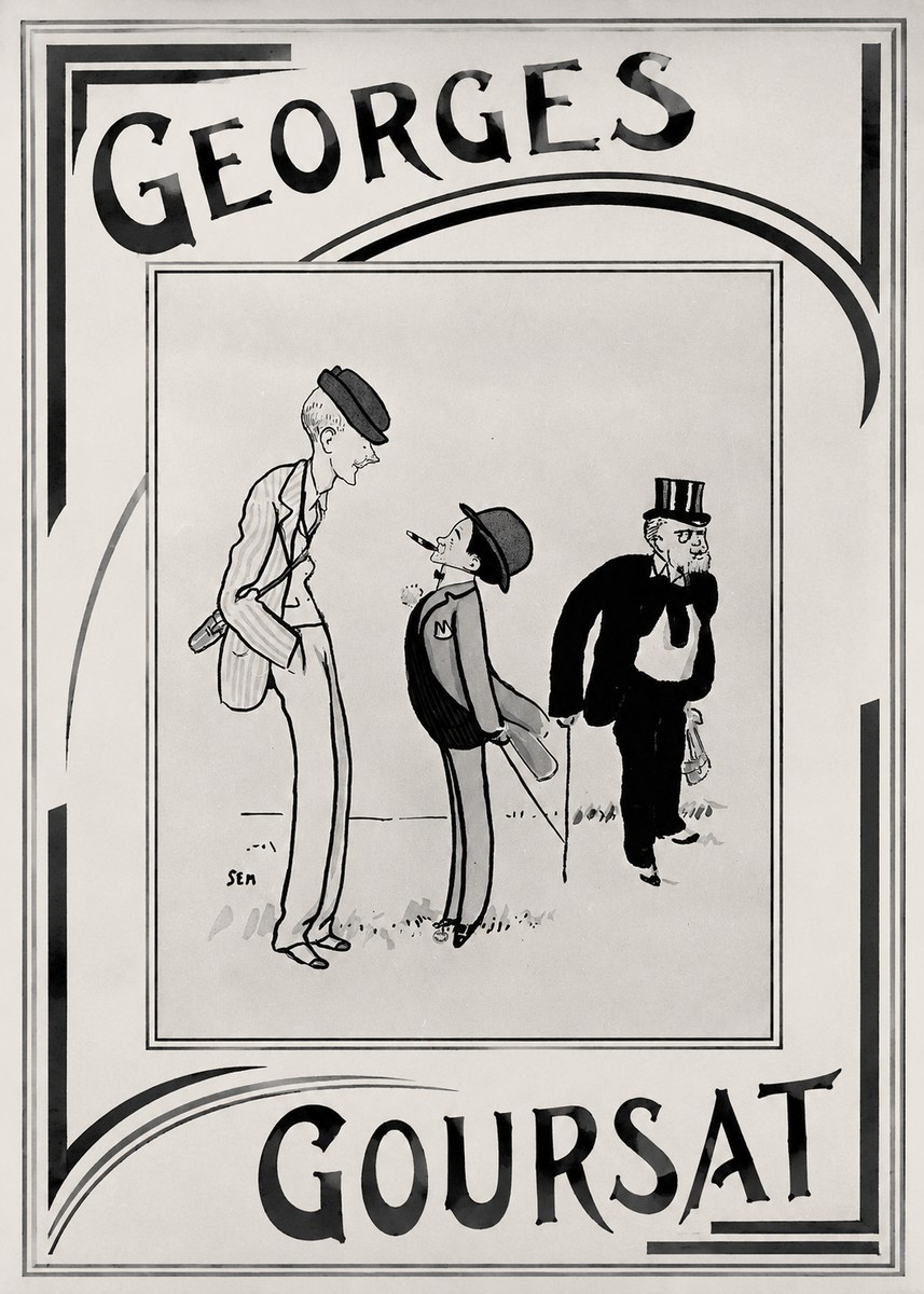 Georges Goursat Georges Goursat V No3 - Plakat