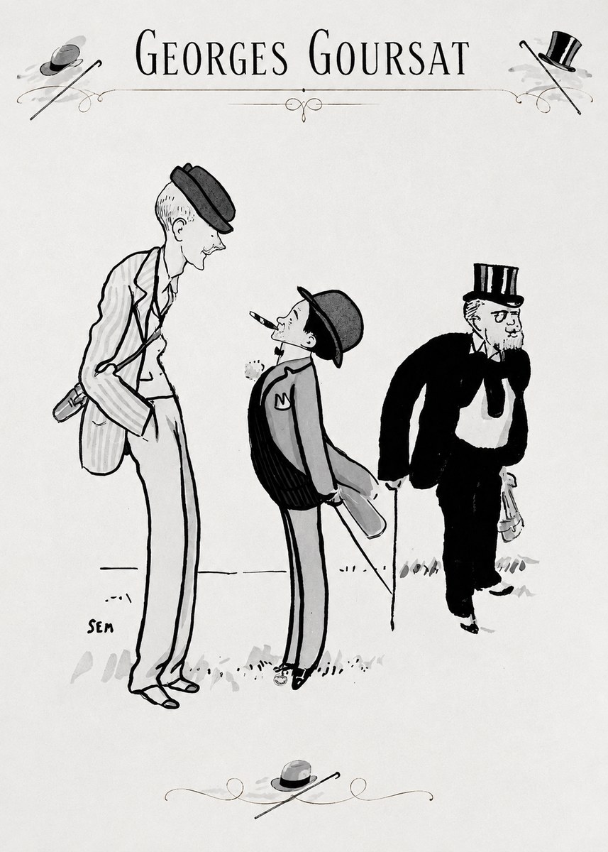 Georges Goursat Georges Goursat V No4 - Plakat