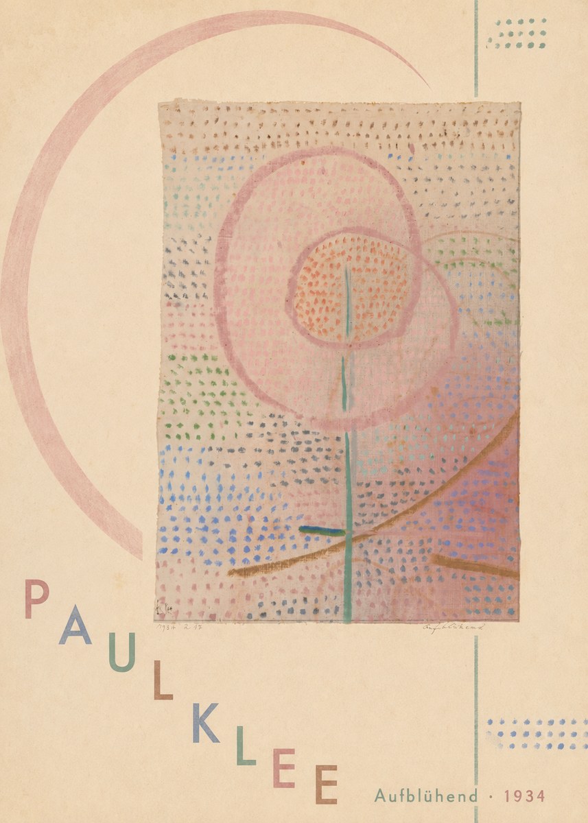 Paul Klee Aufblühend No6 - Plakat
