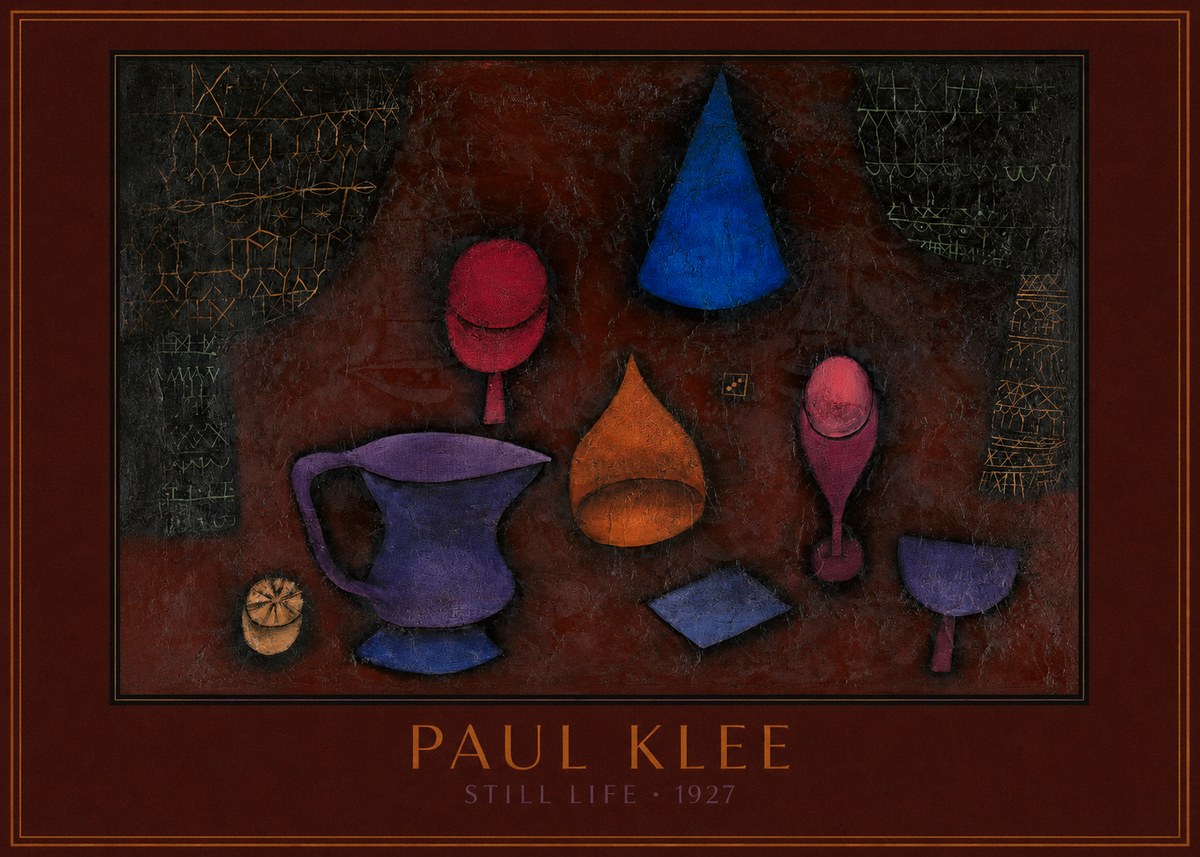 Paul Klee Still Life No3 - Plakat