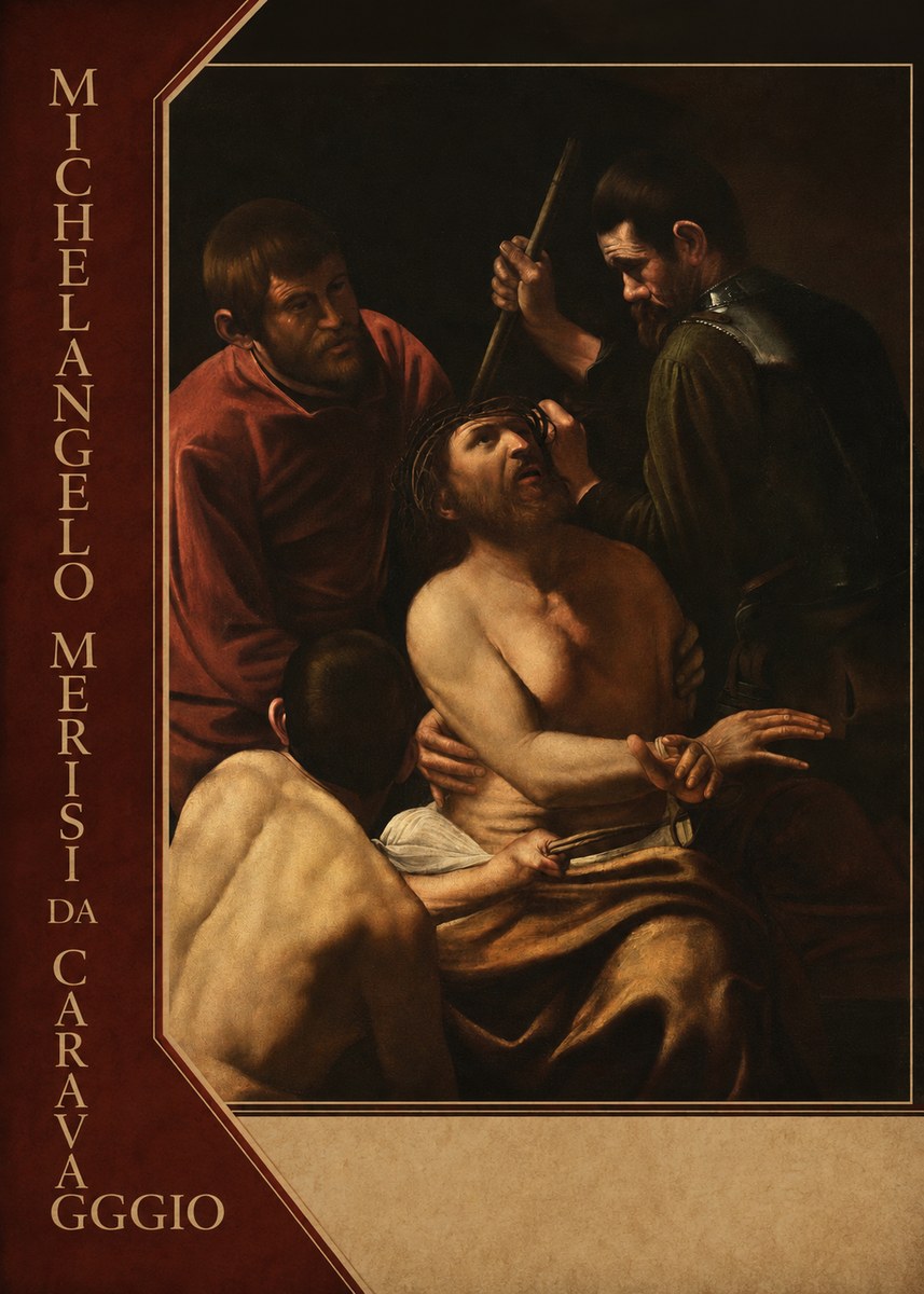 Michelangelo Merisi da Caravaggio Christ Crowned with Thorns No5 - Plakat