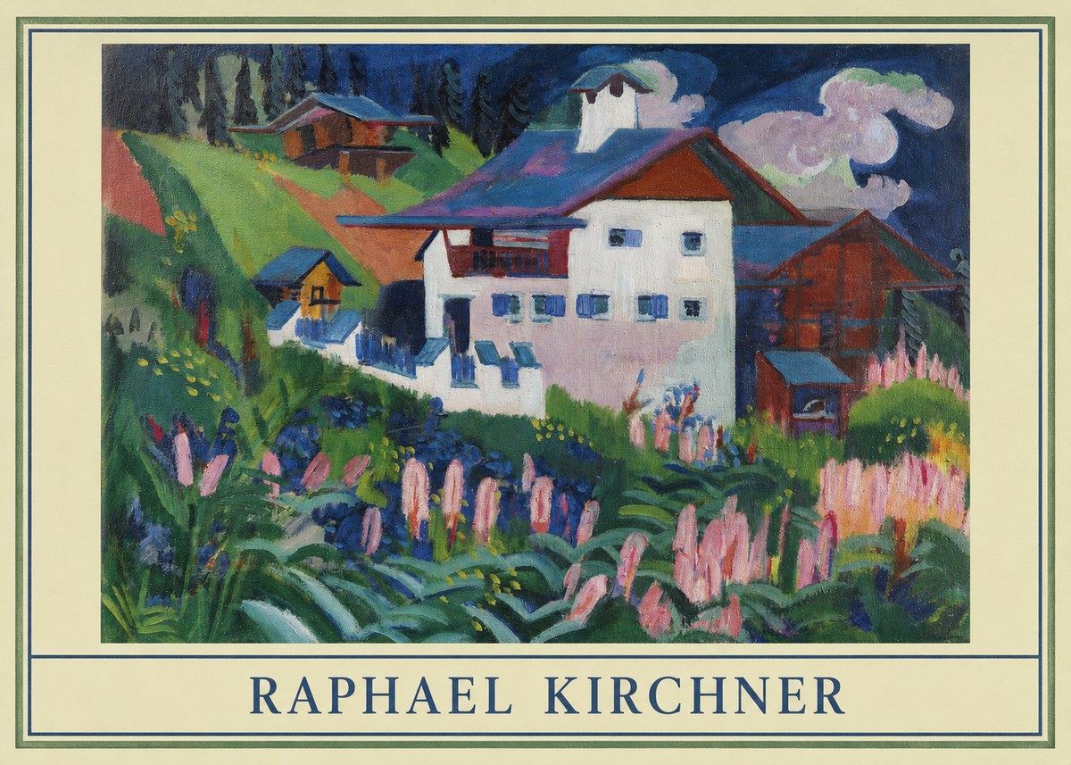 Raphael Kirchner Tiroler Haus No3 - Plakat