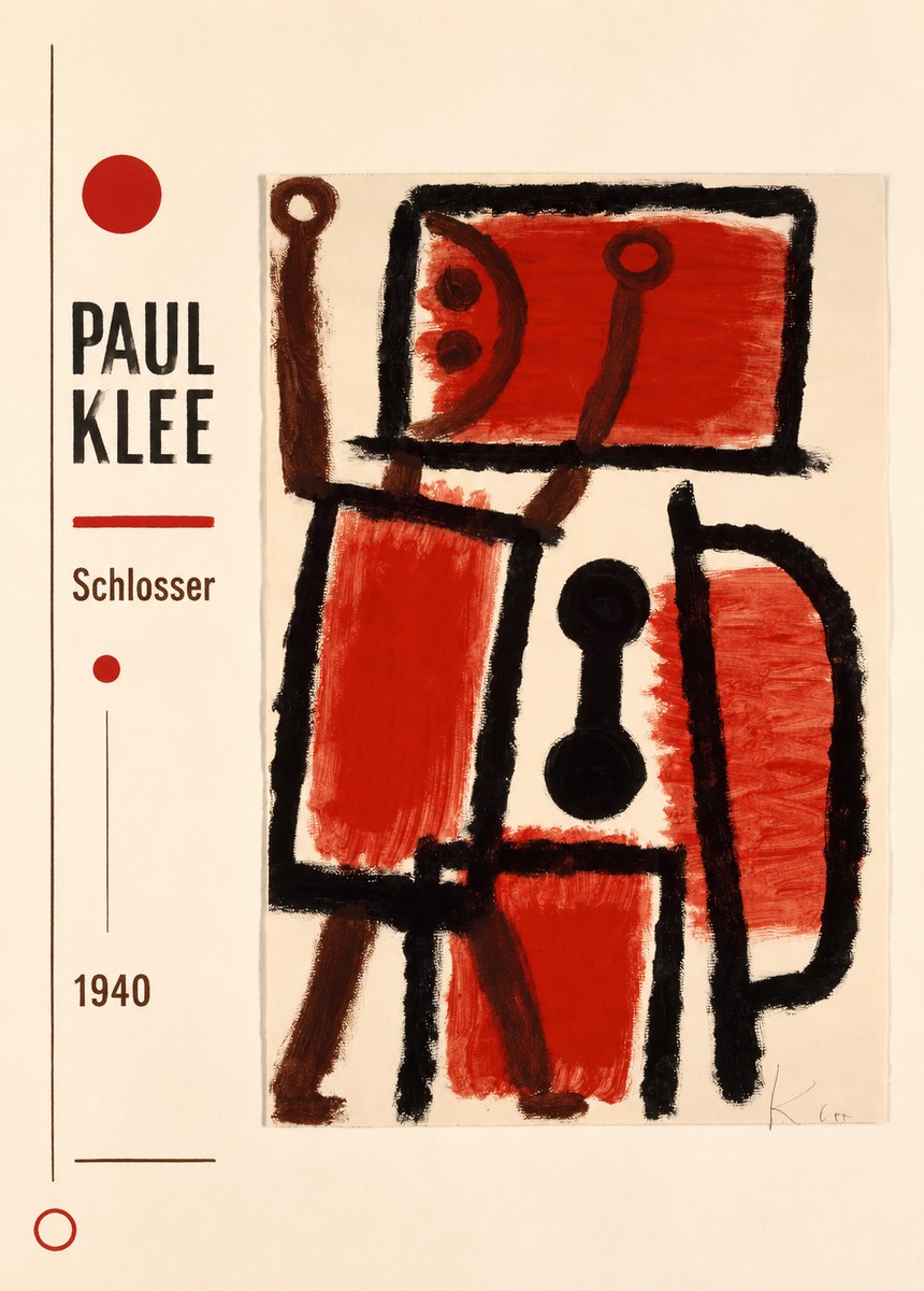 Paul Klee Schlosser No2 - Plakat