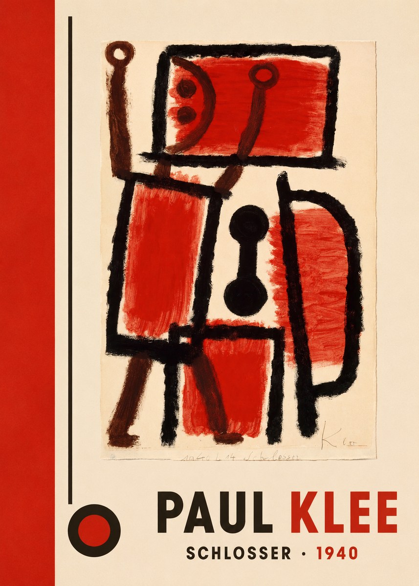 Paul Klee Schlosser No4 - Plakat