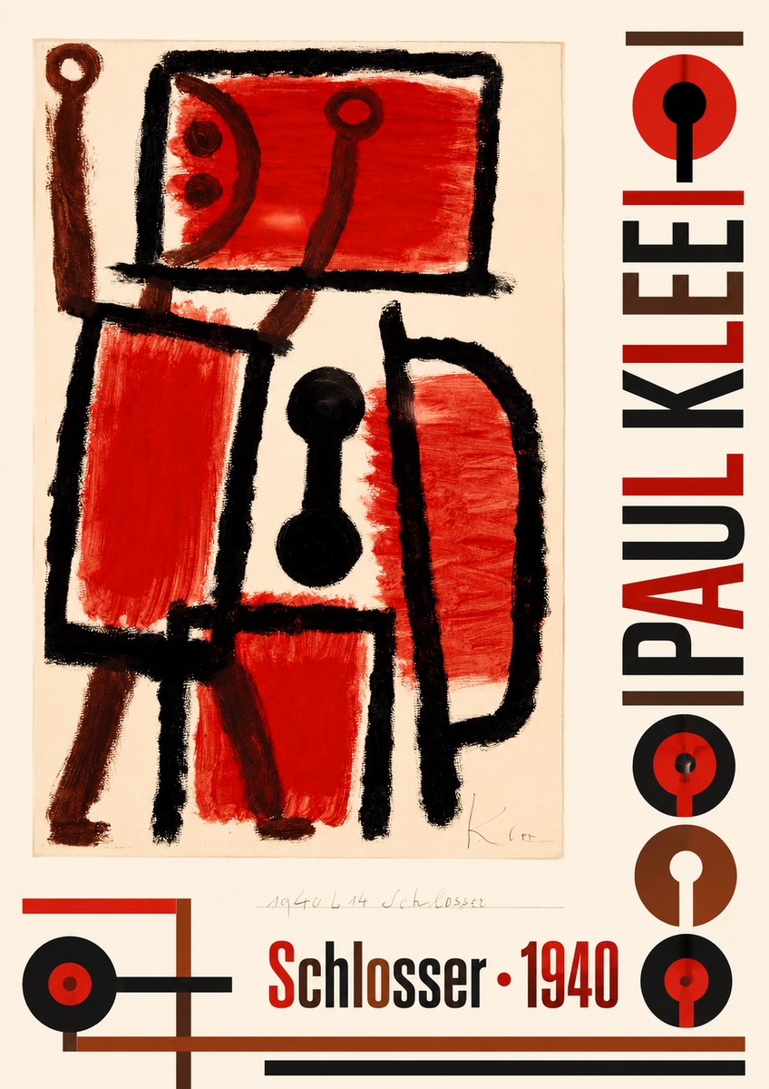 Paul Klee Schlosser No5 - Plakat