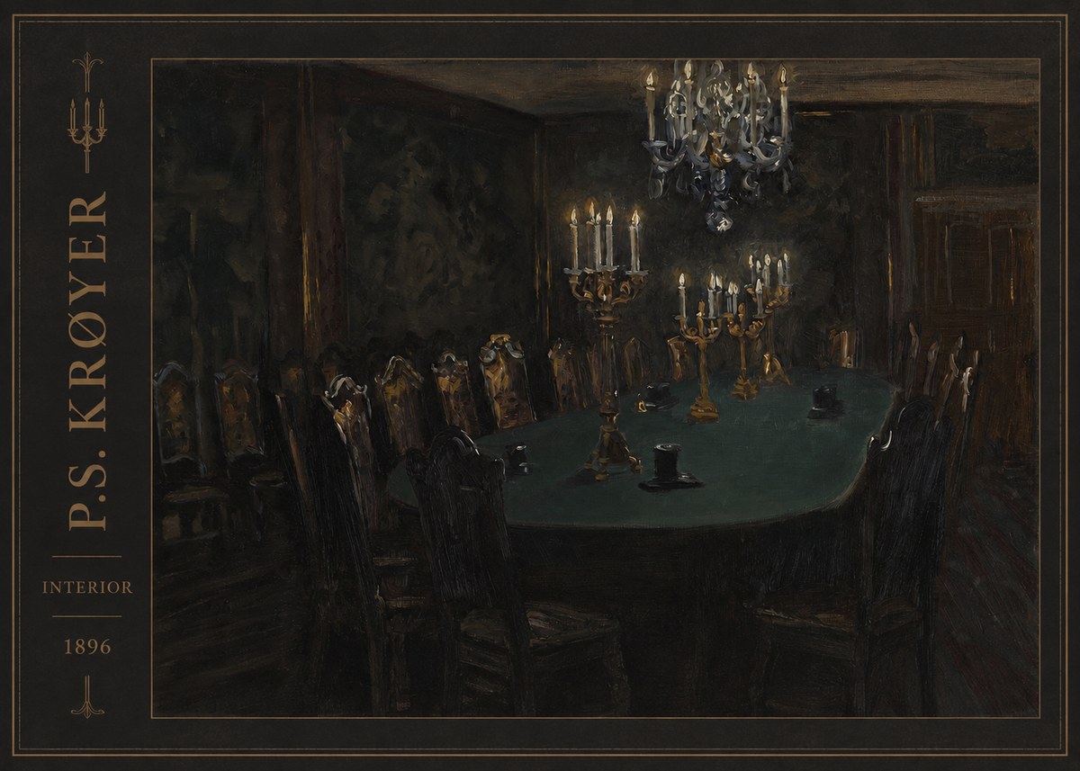 P.S. Krøyer Interior No2 - Plakat
