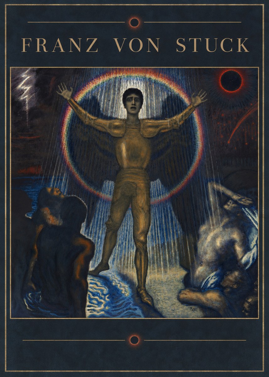 Franz von Stuck Lucifer No3 - Plakat