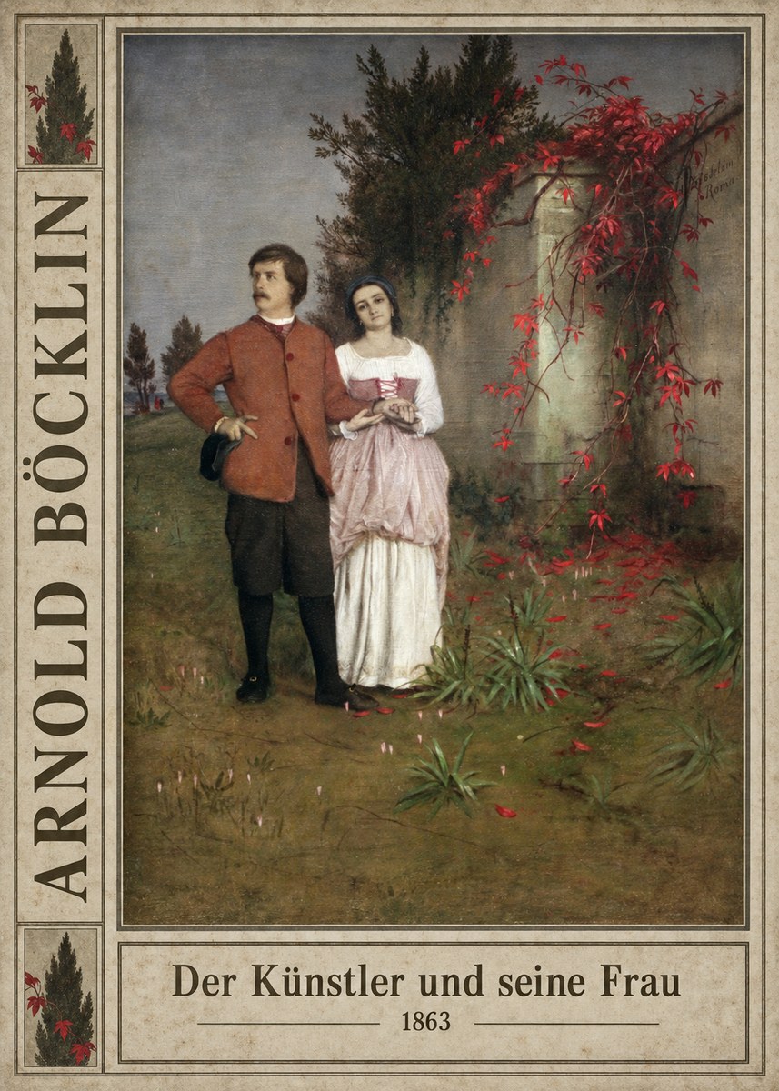 Arnold Böcklin Der Künstler Und Seine Frau No3 - Plakat
