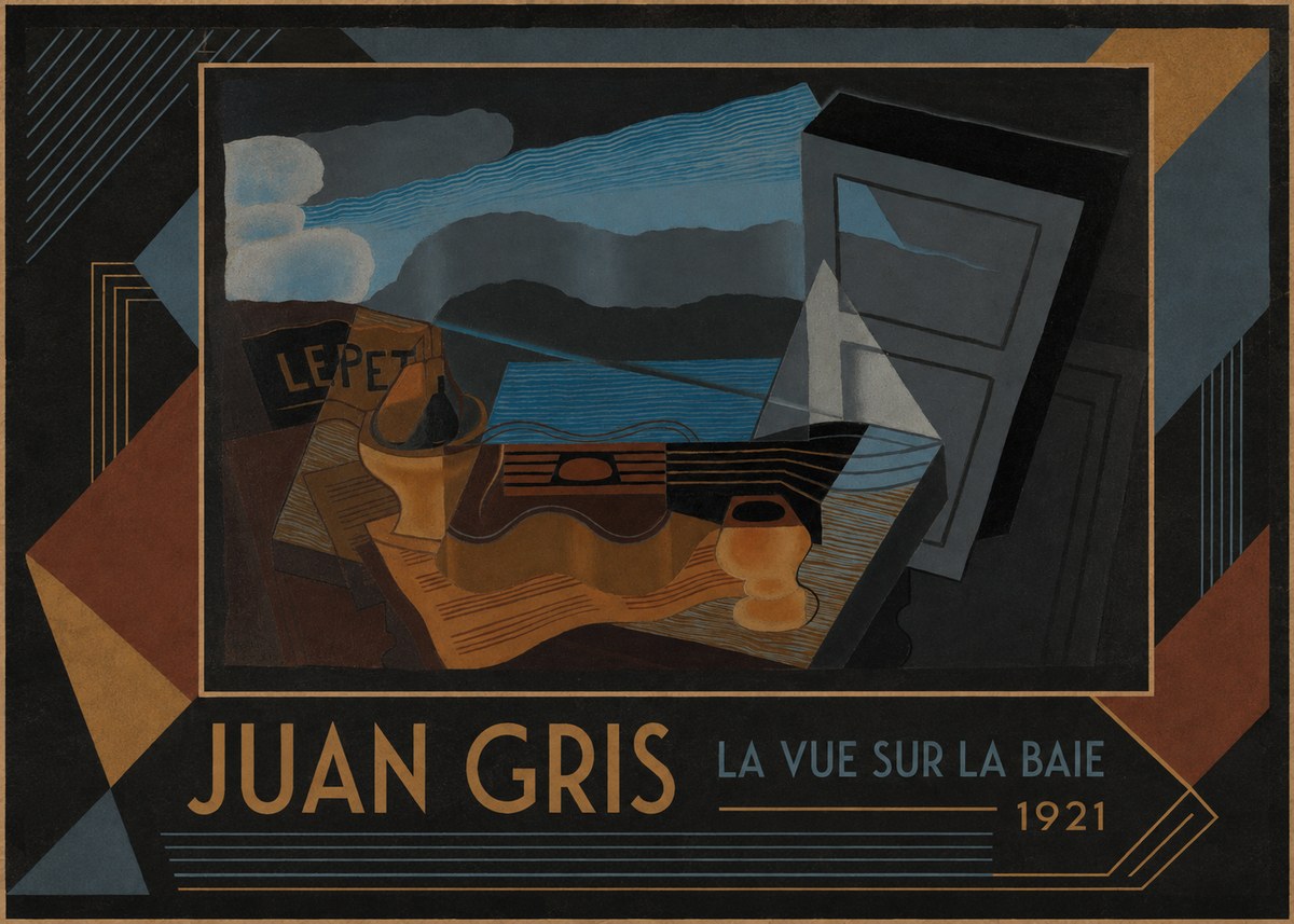 Juan Gris La Vue Sur La Baie No1 - Plakat