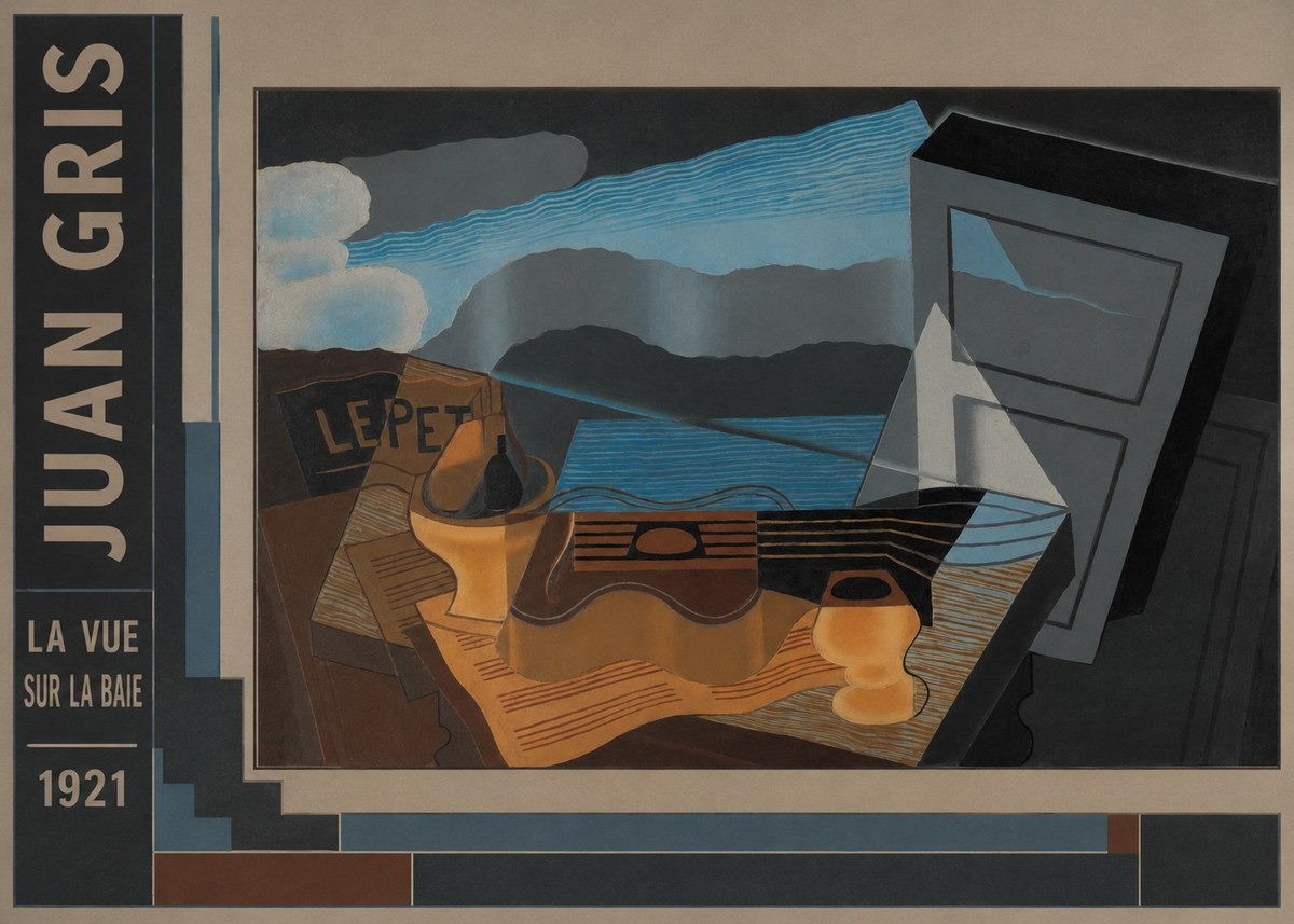 Juan Gris La Vue Sur La Baie No2 - Plakat