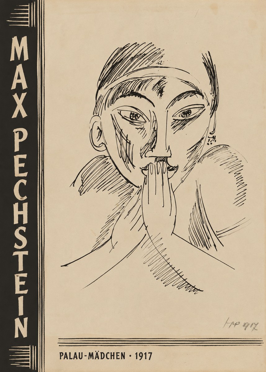 Max Pechstein Palau-mädchen No3 - Plakat