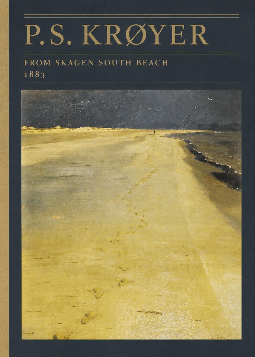 P.S. Krøyer From Skagen South Beach No4 - Plakat