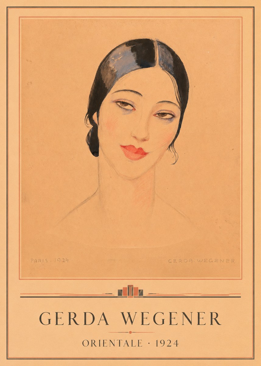 Gerda Wegener Orientale No1 - Plakat